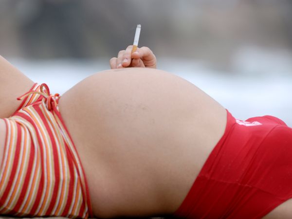 Курение беременных